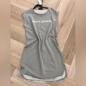 DKNY Jeans Heather Gray dress brand new size medium